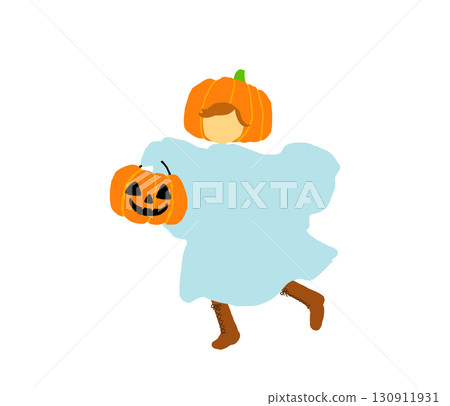 Child in Halloween costume Child in Halloween costume 130911931