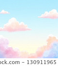 rainbow on sky illustration 130911965