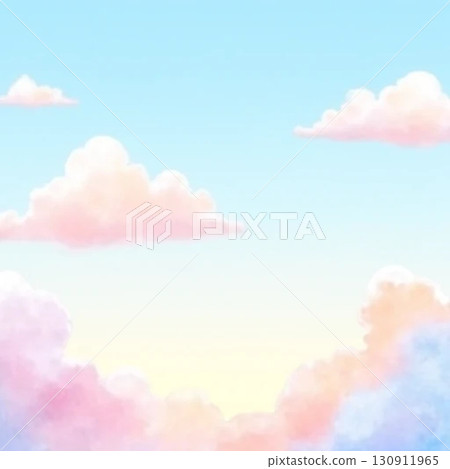 rainbow on sky illustration rainbow on sky illustration 130911965