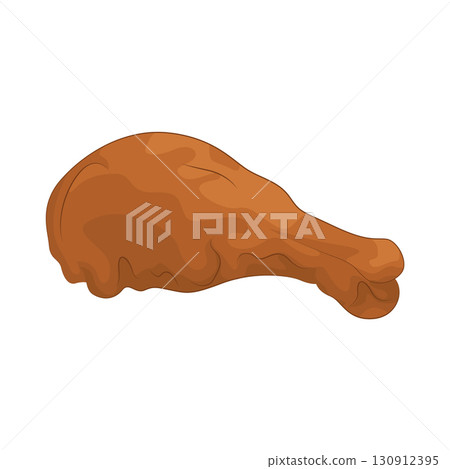 Illustration of fried chicken  130912395
