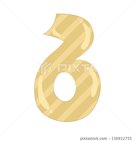 Illustration of Number 6 130912755