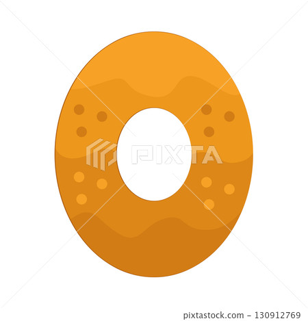 Illustration of Number 0 130912769