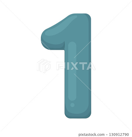 Illustration of Number 1 Illustration of Number 1 130912790