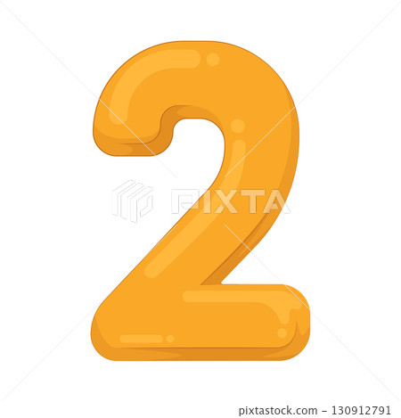 Illustration of Number 2 130912791