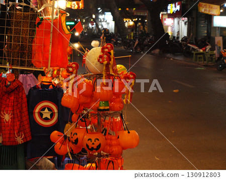 Halloween decorations store in Hanoi's Old Quarter Halloween decorations store in Hanoi's Old Quarter 130912803