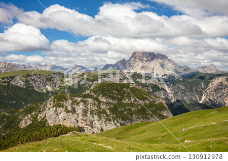 Many Mountain Peaks in the Dolomites 130912978