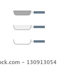 Cross section of a frying pan (without flame) 130913054