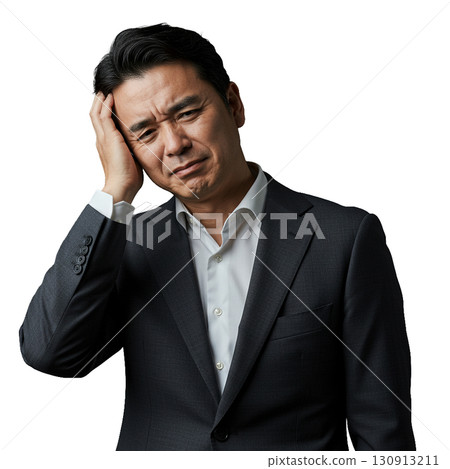 身體狀況不佳的薪水男子 身體狀況不佳的薪水男子 130913211