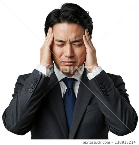 身體狀況不佳的薪水男子 130913214