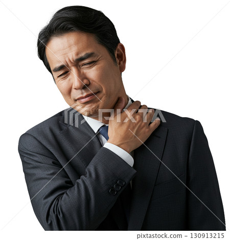 身體狀況不佳的薪水男子 130913215