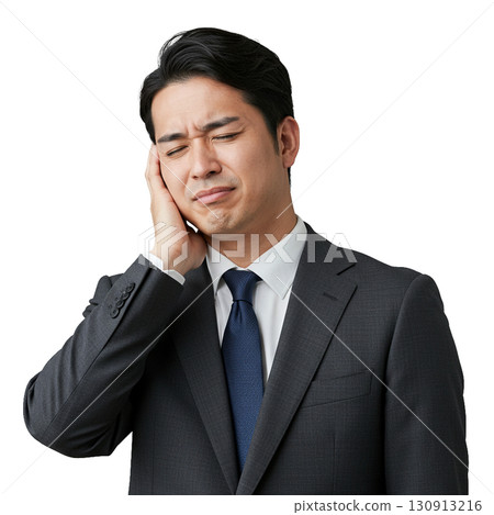 身體狀況不佳的薪水男子 身體狀況不佳的薪水男子 130913216