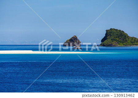 Aka Island, Zamami Island, the uninhabited island of Kabi Island, and Agenashiki Island are visible. Kerama Islands, Shimajiri District, Okinawa Prefecture. Aboard Queen Zamami 3. Aka Island, Zamami Island, the uninhabited island of Kabi Island, and Agenashiki Island are visible. Kerama Islands, Shimajiri District, Okinawa Prefecture. Aboard Queen Zamami 3. 130913462