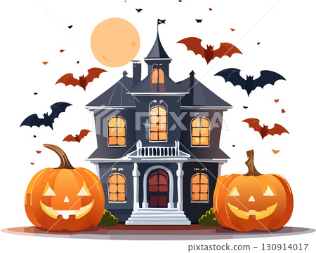 萬聖節(城堡、豪宅、南瓜、鬼魂、蝙蝠) 萬聖節(城堡、豪宅、南瓜、鬼魂、蝙蝠) 130914017
