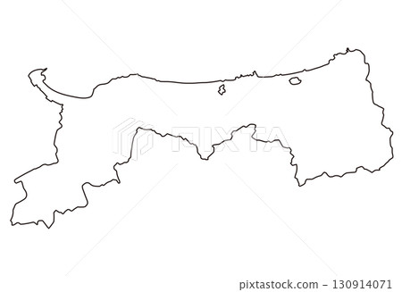 鳥取縣空白地圖旅遊地圖 鳥取縣空白地圖旅遊地圖 130914071