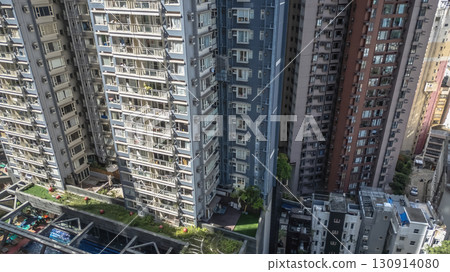 Sept 13 2025 Residential buildings in Sheung Wan Hong Kong 130914080