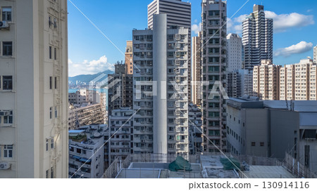 Sept 13 2025 Residential and commercial buildings in Shek Tong Tsui Sept 13 2025 Residential and commercial buildings in Shek Tong Tsui 130914116