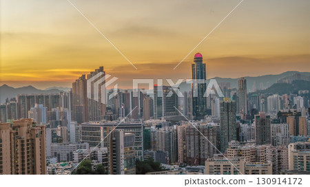 Sept 12 2025 Cityscape of Yau Tsim Mong District Hong Kong 130914172