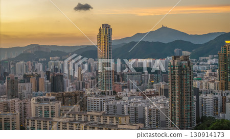 Sept 12 2025 Cityscape of Yau Tsim Mong District Hong Kong 130914173