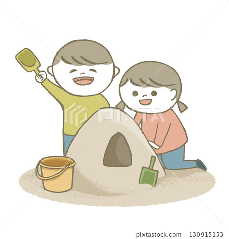 孩子們玩沙子 130915153