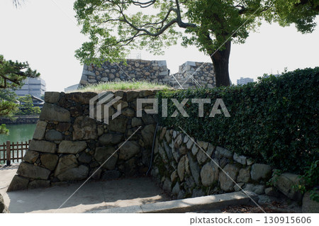 Kagawa Prefecture Takamatsu Castle Ruins, Main Citadel Ruins Kagawa Prefecture Takamatsu Castle Ruins, Main Citadel Ruins 130915606