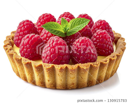 Raspberry tart - AI-generated image 130915783
