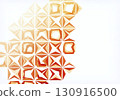 White background x warm color geometric pattern with plenty of white space 130916500