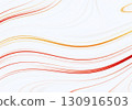 Dynamic abstract wave background with flowing lines in warm colors 130916503