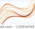 Elegant abstract background with overlapping warm colored flowing lines 130916504