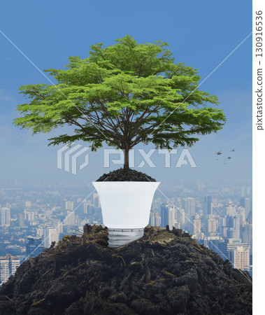 Green ecology and saving energy concept Green ecology and saving energy concept 130916536