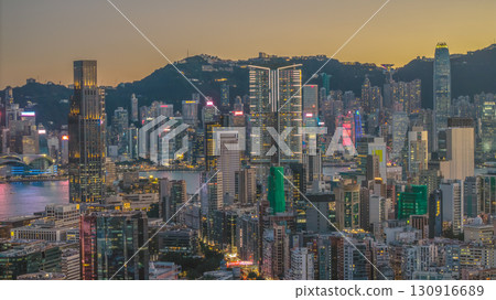 Sept 12 2025 Victoria Harbour skyline view in Hong Kong Sept 12 2025 Victoria Harbour skyline view in Hong Kong 130916689