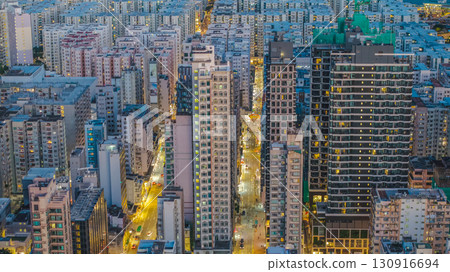 Sept 12 2025 Urban district view of Hung Hom Hong Kong 130916694