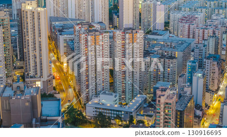 Sept 12 2025 Urban district view of Hung Hom Hong Kong Sept 12 2025 Urban district view of Hung Hom Hong Kong 130916695
