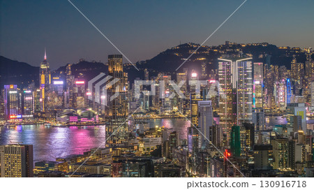 Sept 12 2025 Scenic Tsim Sha Tsui skyline across Victoria Harbour 130916718