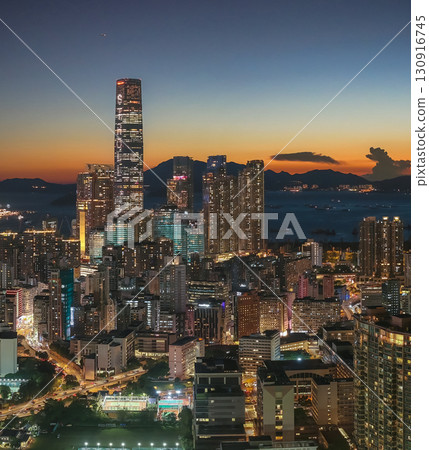 Sept 12 2025 Modern Cityscape of West Kowloon Hong Kong 130916745
