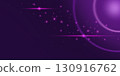 A rich purple backdrop filled with twinkling star and luminous ring, creating a surreal and enchanting cosmic scene that evokes a sense of wonder and mystery. 130916762