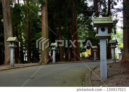 The approach to the main hall of Tamura Shrine The approach to the main hall of Tamura Shrine 130917021