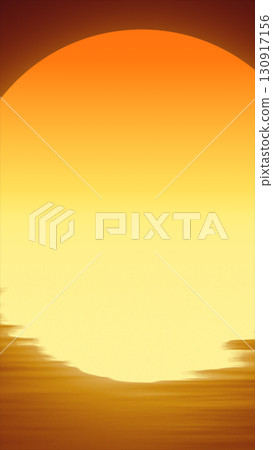 Glowing golden-yellow gradient resembling a radiant sunset over a blurred horizon Glowing golden-yellow gradient resembling a radiant sunset over a blurred horizon 130917156