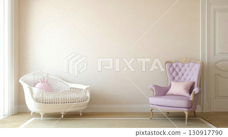 Elegant Nursery Room Design. 130917790