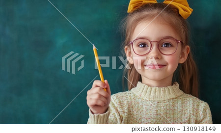 Smart girl ready to learn. Smart girl ready to learn. 130918149