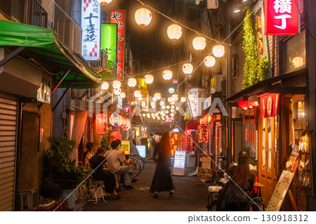 《Tokyo》A downtown area in front of Akabane Station, a nostalgic bar district 130918312