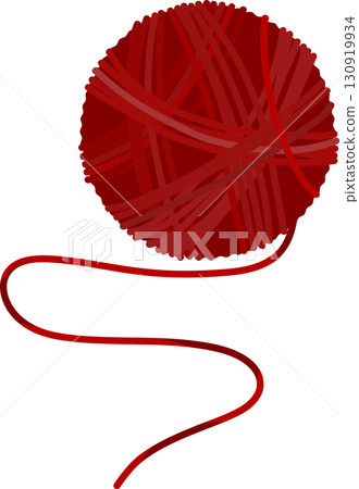 紗線伸出的插圖 130919934