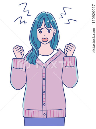 Frustrated and angry young woman Frustrated and angry young woman 130920027