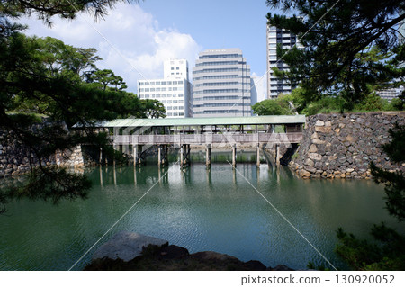 Sayabashi Bridge, Takamatsu Castle Ruins, Kagawa Prefecture 130920052