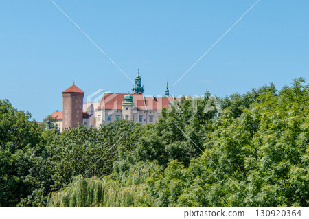 Poland, Krakow, Wawel Royal Castle and its Cathedral. Cathedral Basilica of Saints Stanislaus and Wenceslas 130920364