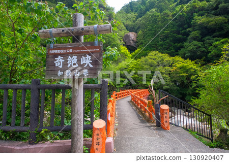 Kizetsukyo Gorge and Takimi Bridge, Tanabe City, Wakayama Prefecture Kizetsukyo Gorge and Takimi Bridge, Tanabe City, Wakayama Prefecture 130920407