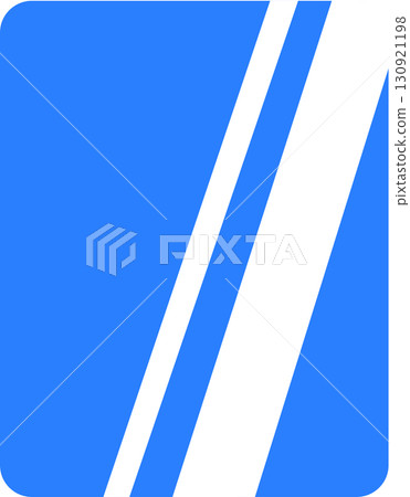 Simple blue desk pad 130921198