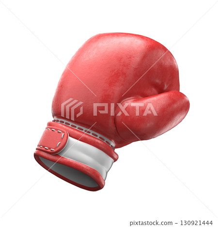 Red boxing glove 3D 130921444