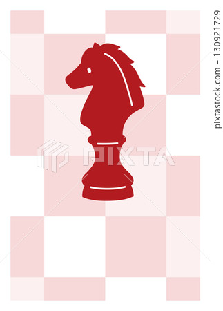 Year of the Horse New Year's card template 2026 (no text) 130921729