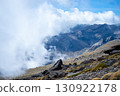 Cloudy over mountains on hiking trail to Mulhacen peak, Sierra Nevada National park, Andalusia, Spain 130922178