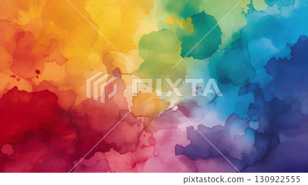 Background material_rainbow-colored brushstrokes Background material_rainbow-colored brushstrokes 130922555